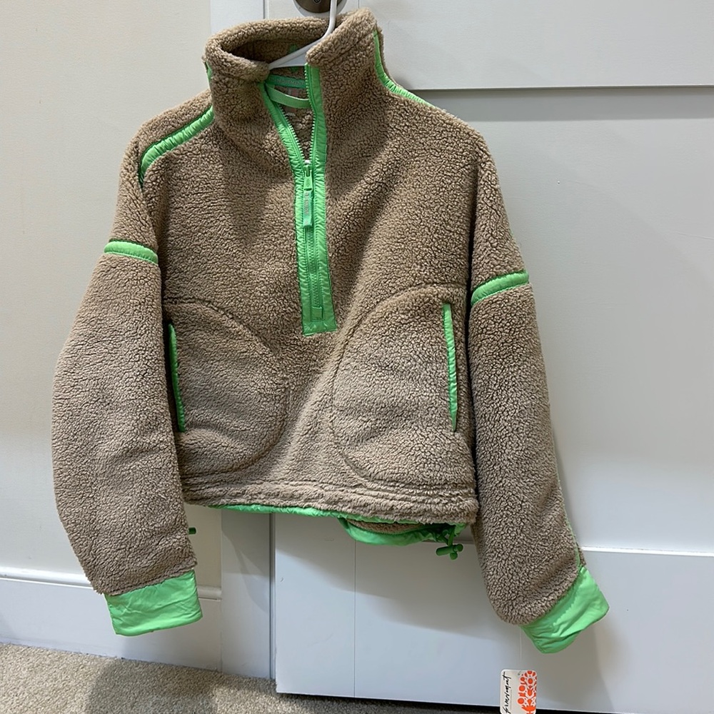 Free people movement fleece quarter zip